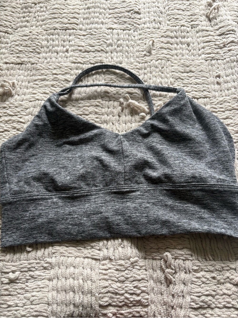 Paragon Fitwear Heather Gray Seamless Sports Bralette
